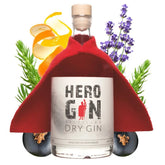 Hero Gin mit Botanicals